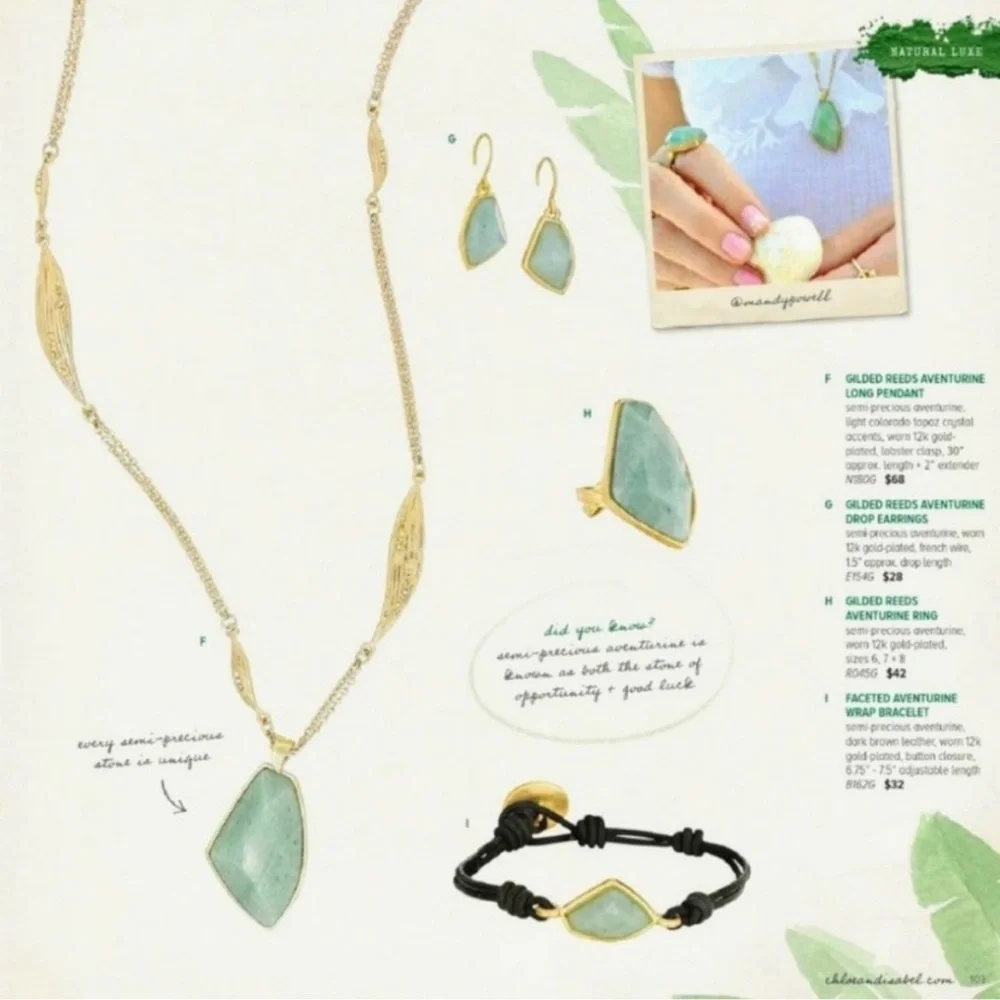 Chloe + Isabel Gilded Reed Necklace - Picture 2 of 4